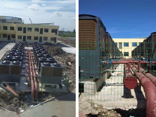 milan米兰空气能项目案例 | 苏州沙溪服务区冷暖+热水项目正式投放使用！